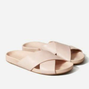 Everlane The Form Crossover Sandal Size 6 in Pale Rose